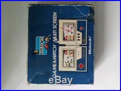 Nintendo Game & Watch Rain Shower MULTISCREEN Boxed (foam + instructions) 1983