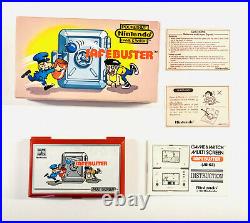 Nintendo Game & Watch Safe Buster BOXED + Manual MINT JB-63- 1988 Tested
