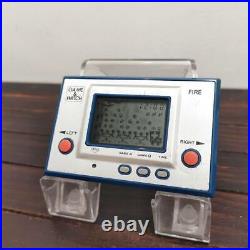 Nintendo Game & Watch Silver Fire RC-04 Wide Screen 1980 Vintage Handheld game