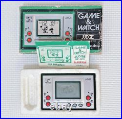 Nintendo Game & Watch Silver Series Judge Made in Japan with box witho battery cover