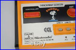 Nintendo Game & Watch Snoopy CGL Panorama Screen 1983 LCD Handheld VGC Near Mint
