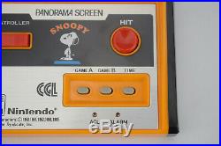 Nintendo Game & Watch Snoopy CGL Panorama Screen 1983 LCD Handheld VGC Near Mint