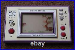 Nintendo Game & Watch Snoopy Tennis Sp-30 1982 LCD Game