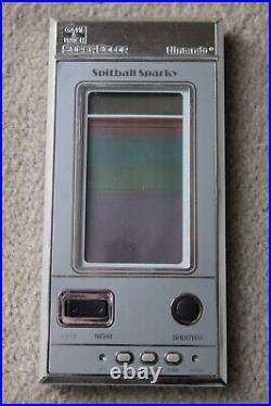Nintendo Game & Watch Spitball Sparky Bu-201 1984 Super Color Nice Condition