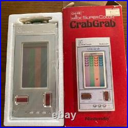 Nintendo Game & Watch Super Color Crab Grab Boxed Japan NOS
