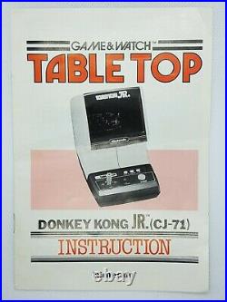 Nintendo Game & Watch Table Top Donkey Kong Jr. (1983) + Instrucciones orig