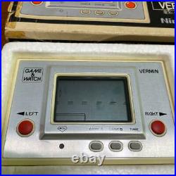 Nintendo Game & Watch VERMIN Boxed MT-03 Retro game device Used Japan