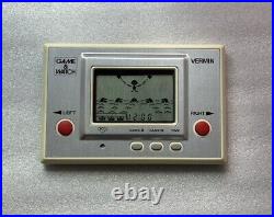 Nintendo Game & Watch Vermin MT-03 Silver Series 1980 with Box Tested