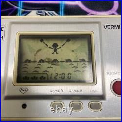 Nintendo Game & Watch Vermin MT-03 Silver Series Wide Screen 1980 Tested