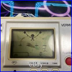 Nintendo Game & Watch Vermin MT-03 Silver Series Wide Screen 1980 Tested