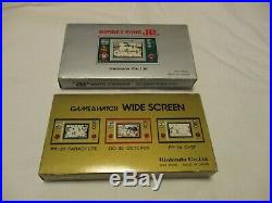 Nintendo Game & Watch Wide Screen DONKEY KONG JR. /POPEYE Boxed Japan