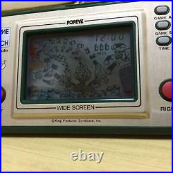 Nintendo Game & Watch Wide screen Popeye With Box handheld system console Rare JP