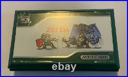 Nintendo Game & Watch Zelda Multiscreen 1980s Complete In Box With Manual