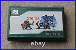 Nintendo Game & Watch Zelda Zl-65 1989 Superb Condition + Faceplate Film Intact