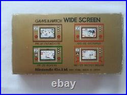 Nintendo Game Watch wide screen Chef Boxed Instructions WORKING RARE FP 24