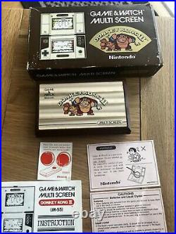 Nintendo Game and Watch Donkey Kong 2 JR-55, 1983 Japan video Game Console Work