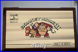 Nintendo Game and Watch Donkey Kong II 2 Multi Screen JR-55 LCD Handheld Boxed