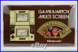 Nintendo Game and Watch Donkey Kong II 2 Multi Screen JR-55 LCD Handheld Boxed