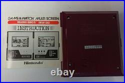 Nintendo Game and Watch Mario Bros Game Multi Screen Working + Instructions