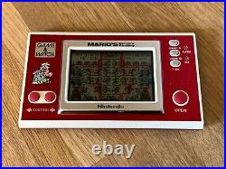 Nintendo Game and Watch Mario's Cement Factory 1983 Game Make a Sensible Offer