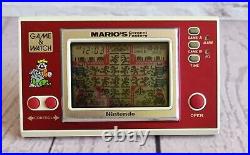 Nintendo Game and Watch Mario's Cement Factory 1983 LCD Game