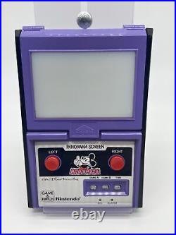 Nintendo Game and Watch Mickey Mouse Panorama (1984) Tested-Works. Fast Shipping