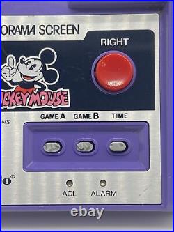 Nintendo Game and Watch Mickey Mouse Panorama (1984) Tested-Works. Fast Shipping