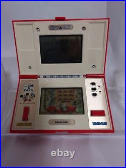 Nintendo Game and Watch Multi Screen Mickey and Donald DM-53 1982 box manual