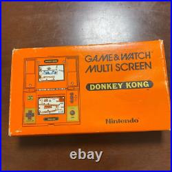 Nintendo Game and Watch Multi Screen Series Donkey Kong with Box and Manual F/S