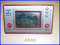Nintendo Game and Watch OCTOPUS OC-22 Wide Screen Console 1981 Vintage