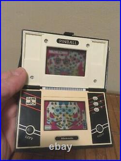 Nintendo Game and Watch PINBALL 1983 fully worked