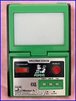 Nintendo Game and Watch Popeye PG-92 Panorama 1983 Serial No90095851 Japan MINT