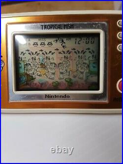 Nintendo Game and Watch Tropical Fish RARE RARE Nice Condition
