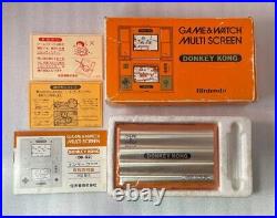 Nintendo Game & watch Donkey Kong DK-52 Multi Screen with Box Tested
