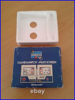Nintendo Game&watch Multiscreen Rain Shower Lp-57 Caja Completa Box+foam Ver