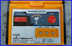 Nintendo Game & watch Snoopy Panorama screen handheld vintage
