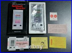 Nintendo Games & Watch Spitball Sparky BU-201 Console Boxed Super Color