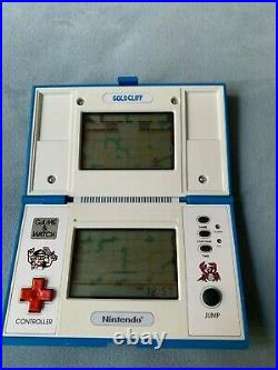 Nintendo Gold Cliff Game & Watch Multi Screen Tested and Working