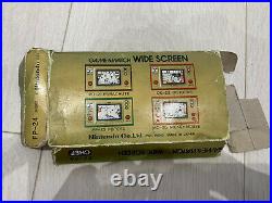 Nintendo LCD Game & Watch Chef FP-24 Gold Wide Screen 1981