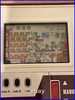Nintendo Lcd Game and Watch Mario Bros Vintage 1983 Multi Screen MW 56