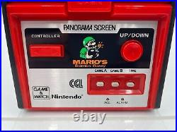 Nintendo Mario's Bombs Away Game & Watch with Panorama Screen (Amazing Condition)