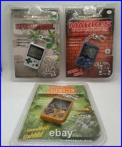 Nintendo Mini Classic Game Watch Keyring Donkey Kong/Mario Cement/Mario Bros
