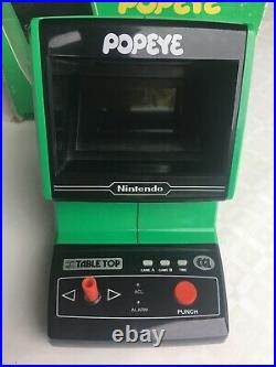 Nintendo POPEYE Game & Watch CGL Tabletop Collectable excellent condition, 1980s