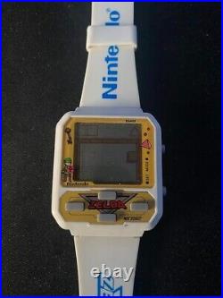 Nintendo Rare White Zelda Watch Game By Nelsonic
