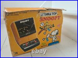 Nintendo Snoopy Table Top Game Watch SM-73 Disney Vintage Mario Rare boxed VGC