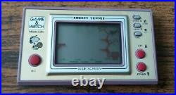 Nintendo Snoopy Tennis LCD Wide Screen Game & Watch Boxed SP-30 Tested & Working