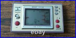 Nintendo Snoopy Tennis LCD Wide Screen Game & Watch Boxed SP-30 Tested & Working