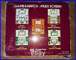 Nintendo Super Mario Bros Game & Watch Multi Screen Original 1983