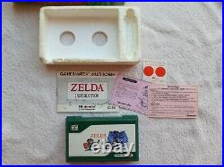 Nintendo Zelda Game & Watch ZL-65 Boxed FULLY COMPLETE instructions 1989 RARE