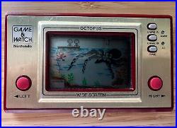 Nintendo game and watch octopus 1981 WORKING UK SELLER